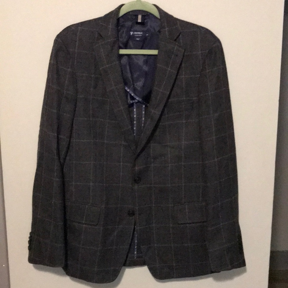 Criemieux Gray Wool Blazer
